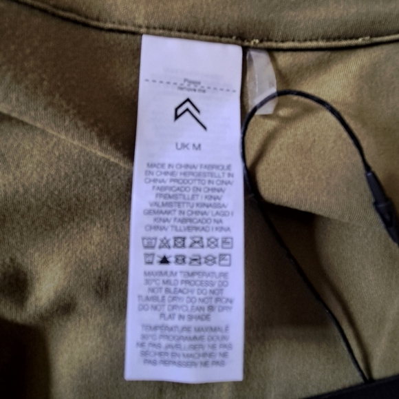 Oner Active Timeless Jacket Olive Green  Activewear Zip Front Top - Picture 5 of 15